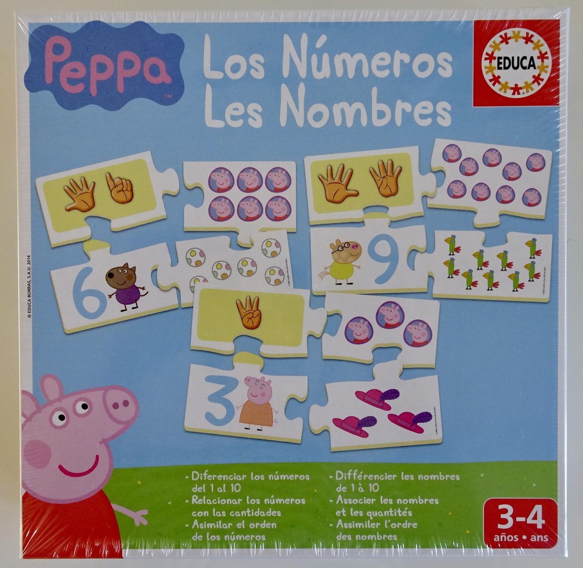 Educa juego de memoria Peppa Pig (es-fr)