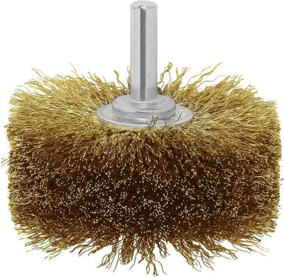 Bosch - wood texture brush for drills - corrugated wire, brass plated, 80 mm 80 mm, 0.2 mm, 4000 rpm