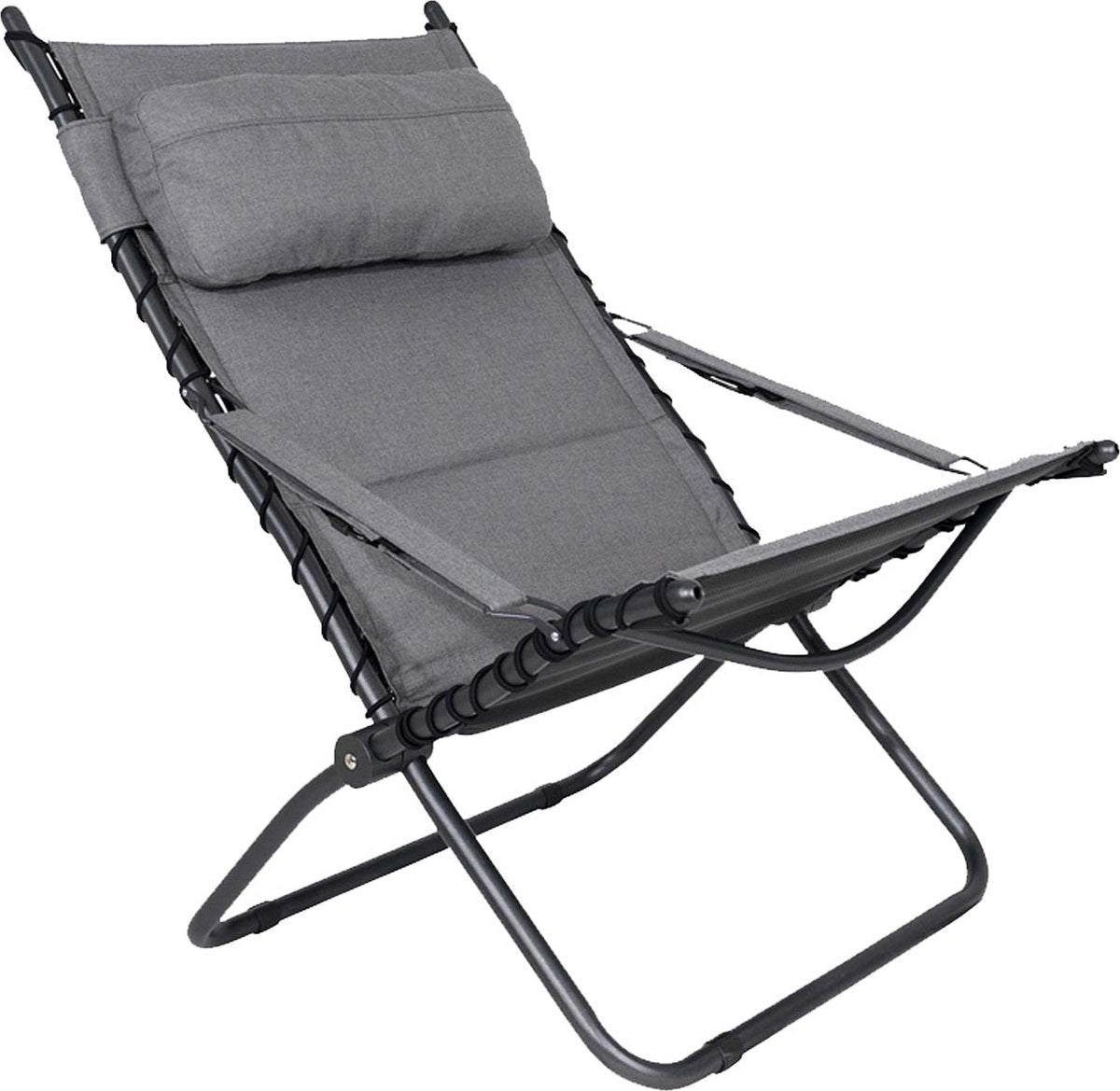 Crespo - loungestoel - ap 262 - tex-comfort - licht grijs