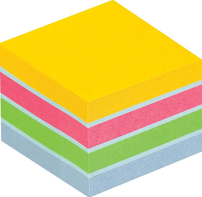 Post-it notes mini cube | 400 sheets | ft 51 x 51 mm | assorted colors | on blister
