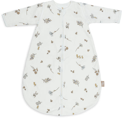 Jollein Sacco nanna neonato estivo in maglia con manica staccabile da 60 cm - Rotondo - Riverside - Sacco nanna estivo