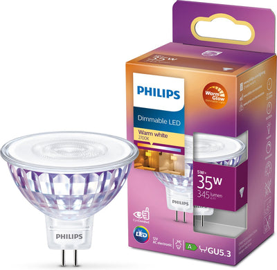 Spot LED Philips - 35 W - gu5.3 - luce bianca calda dimmerabile