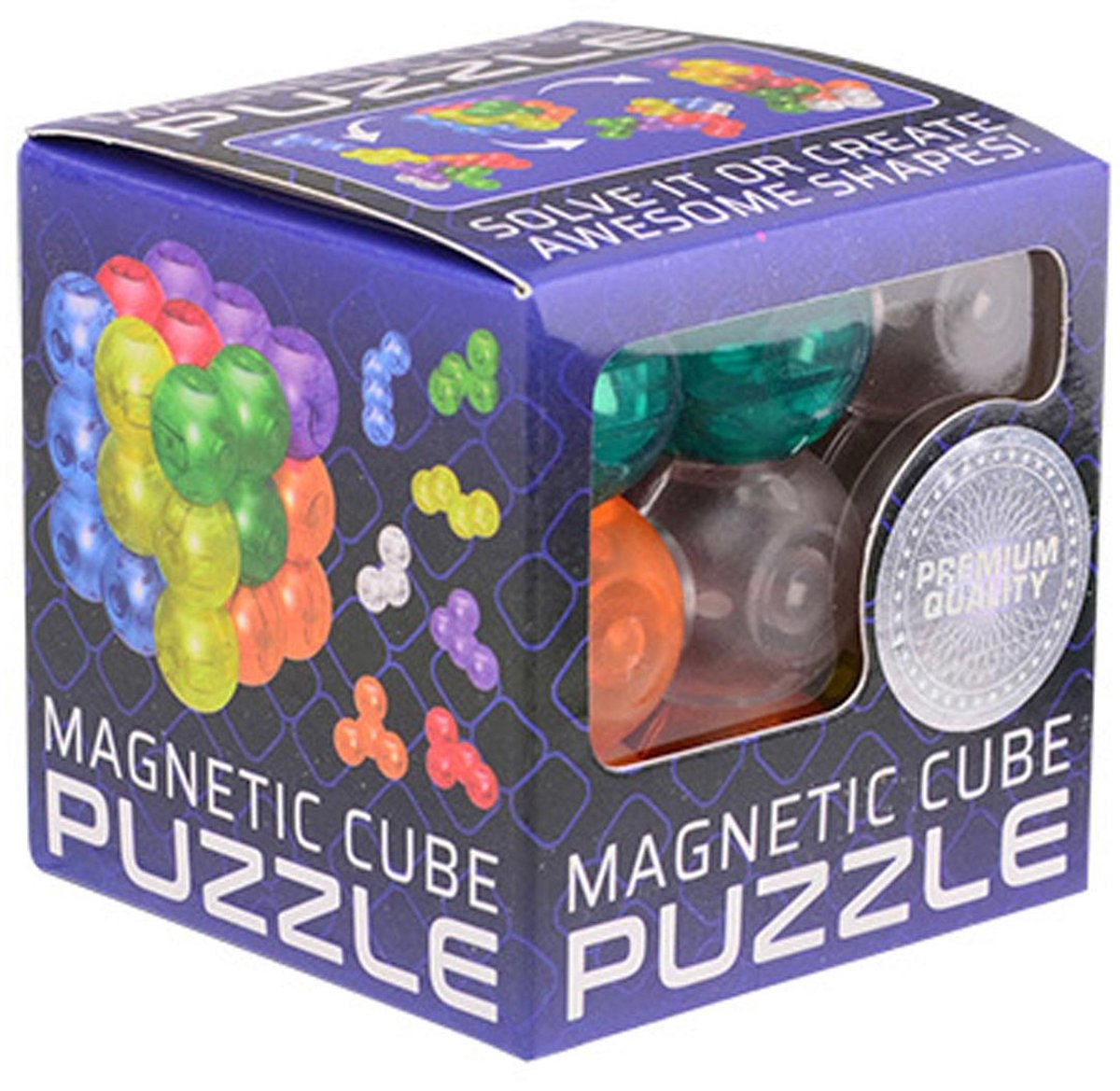 Cubo de rompecabezas magnético de Johntoy