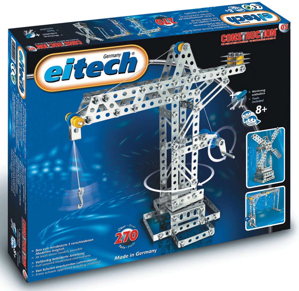 Kit di costruzione Eitech - Mulino con gru in metallo c05