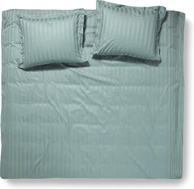 Damai - linea - duvet cover - 200x200 220 cm - double - green + 2 pillowcases 60x70