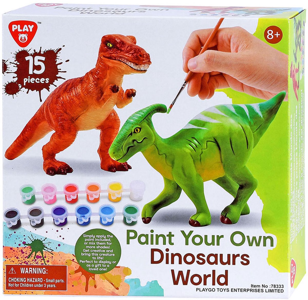 Gioca a dipingere i tuoi dinosauri, 15dlg.