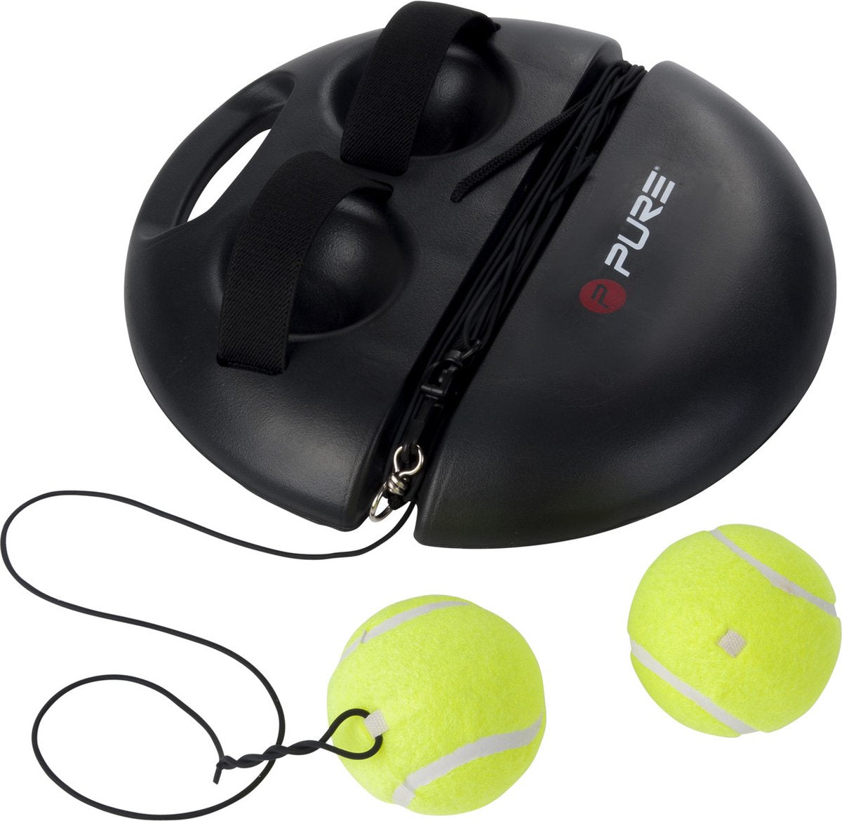 Pure2improve - trainer da tennis - incluse 2 palline da tennis - cavo da 15 m