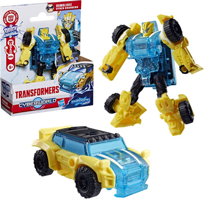 Transformers cyberworld engeron surge bumblebee cyber changers - action figure