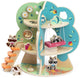 Chicco el gran árbol con mapaches - set de juego montessori mis amigos de madera (2+ años)