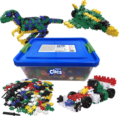 Clics nano - creative builders construction set - 2000 pieces.