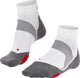 Falke bc5 calcetines de ciclismo de material funcional de algodón anti-ampollas unisex blanco - talla 44-45