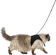 Trixie soft cat harness - black - 1.2 m