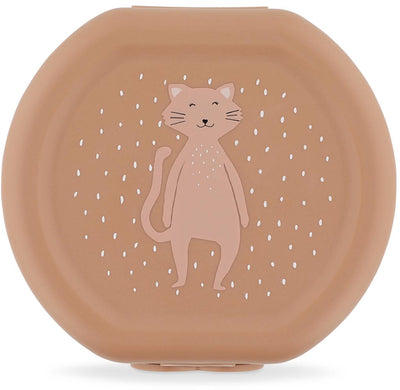 Trixie set van twee snackdoosjes met clip - mrs. cat - makkelijk te openen  bpa-vrij  voor school en onderweg