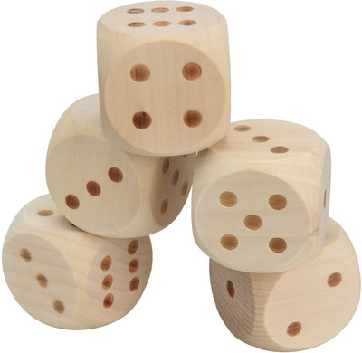 Gioco di dadi in legno xl