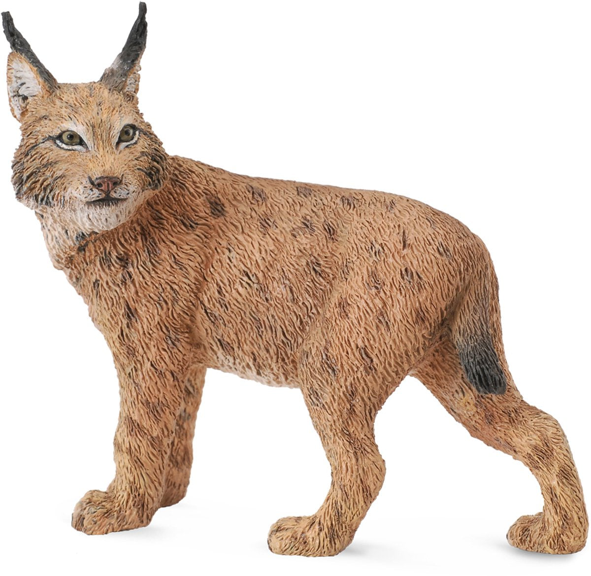 Statuetta Collecta - lince - (l) - animali selvatici - dipinta a mano - miniatura