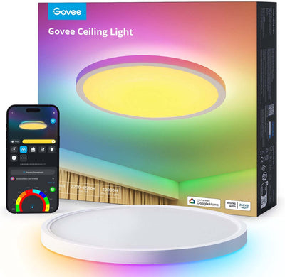 Govee lampada da soffitto intelligente Matt rgbww rgbic - 12 pollici - ø 30 cm
