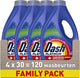 Detergente líquido Dash + quitamanchas extra para colores - 4 x 30 lavados