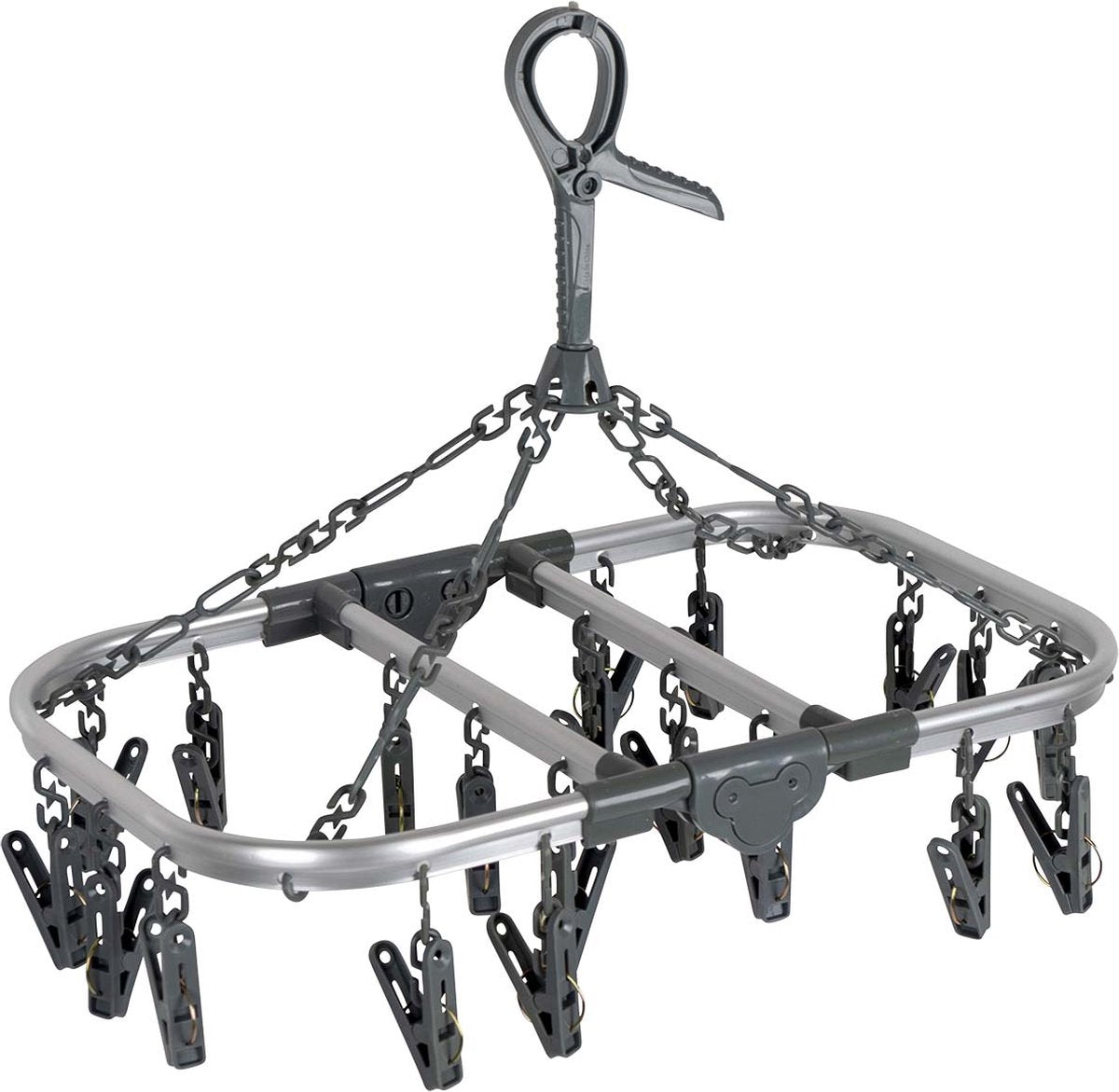 Bo-camp - droogcarrousel - opvouwbaar - ovaal - 20 knijpers
