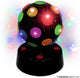 Luci divertenti per feste - lampada da discoteca - funziona con USB e batterie - multicolore - rotante