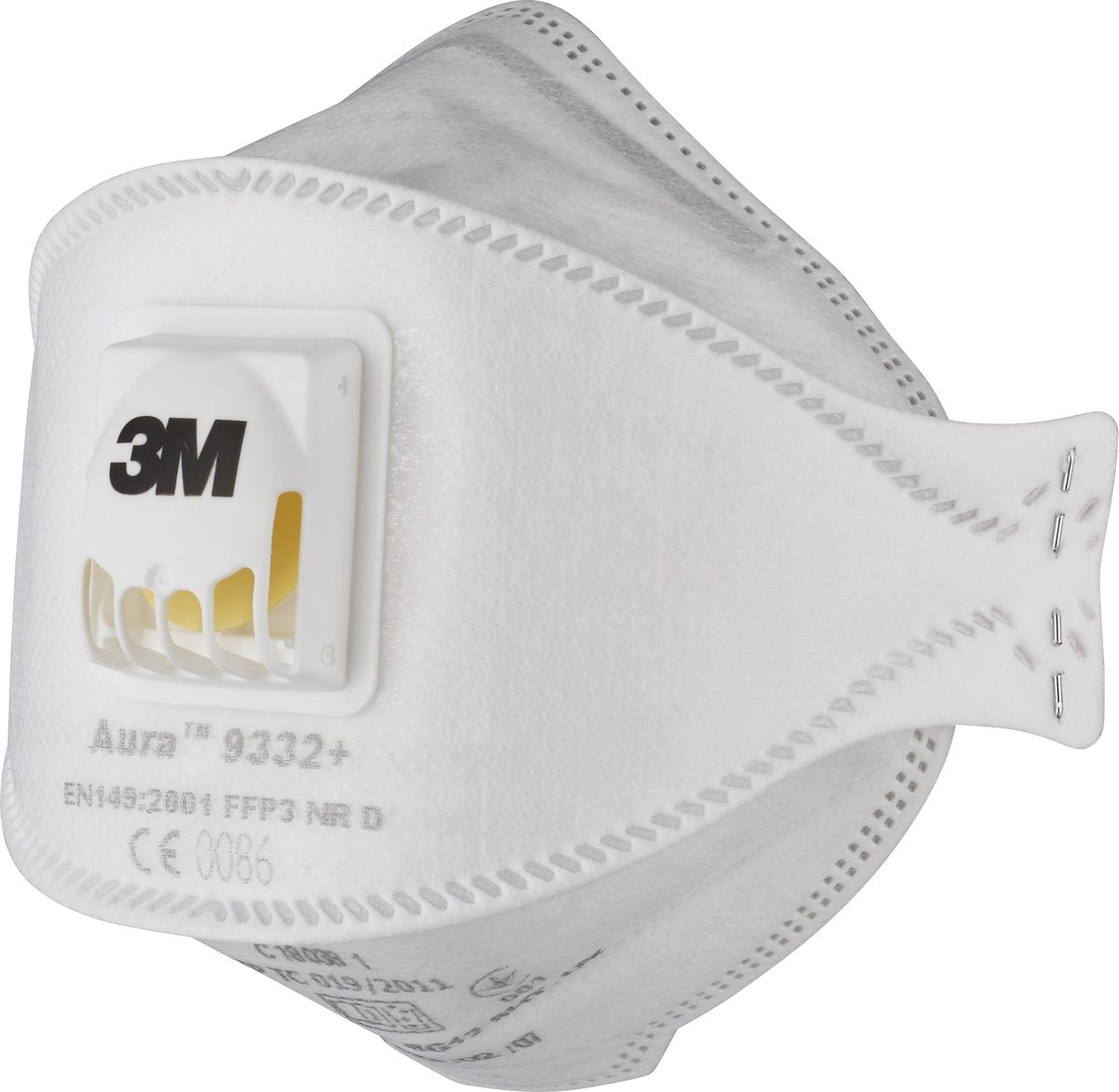3m aura comfort cool flow stofmasker, ffp3, met ventiel, pak van 10 stuks