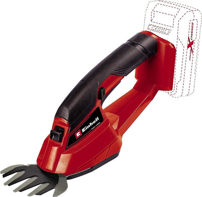 Einhell battery grass shears ge-cg 18 1 li solo - power x-change - 18 v li-ion - cutting width: 10 cm - excl. battery and charger