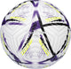 Avento voetbal - star-blazer - paars geel - maat 5 - ⌀ ca. 22 cm