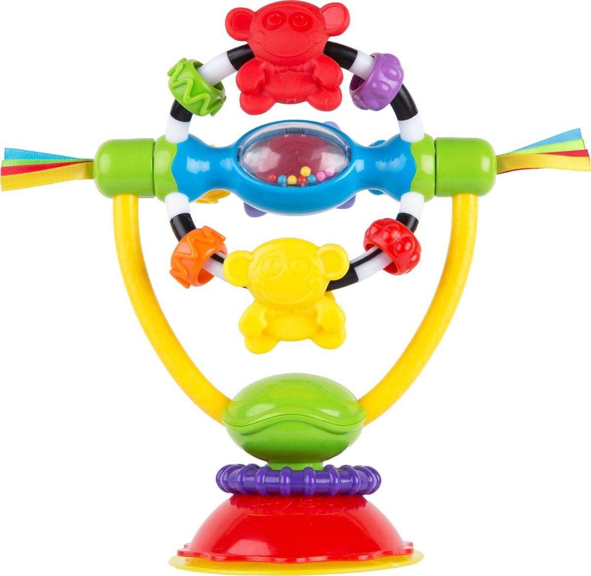 Seggiolone giocattolo Playgro con ventosa migliorata - giocattoli da afferrare e mordere - giocattoli per bambini - giocattoli 1 anno