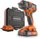 Llave de impacto a batería powerplus dual power powdp20161 - 1 2 llave de impacto inalámbrica 20 v, 4350 rpm y 220 nm, incl. batería y cargador