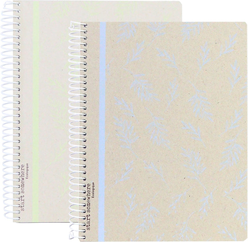 Blocco a spirale Kangaro - ecologico - misura A4 - con diamante 5 mm - 2 pezzi - an-116090-b