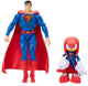 Jakks sonic dc knuckles (6 cm) superman (13 cm) figure multicolori