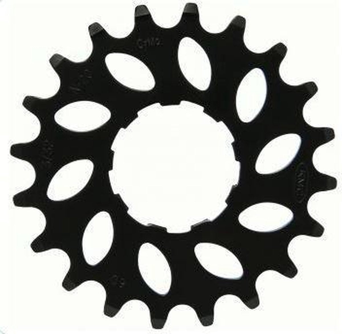 KMC Gear 19t trasero trasero nuvinci 1 8, negro