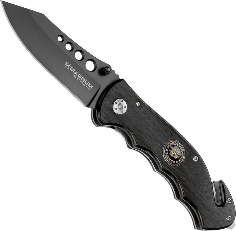 Coltello tascabile Magnum di Boker Usn Seals Rescue Magnum - coltello pieghevole