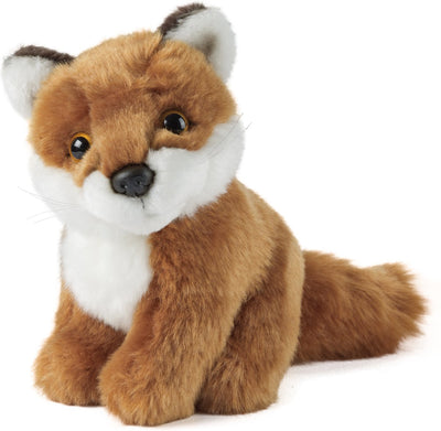 Living nature - cuddly toy - fox - sitting - 15 cm