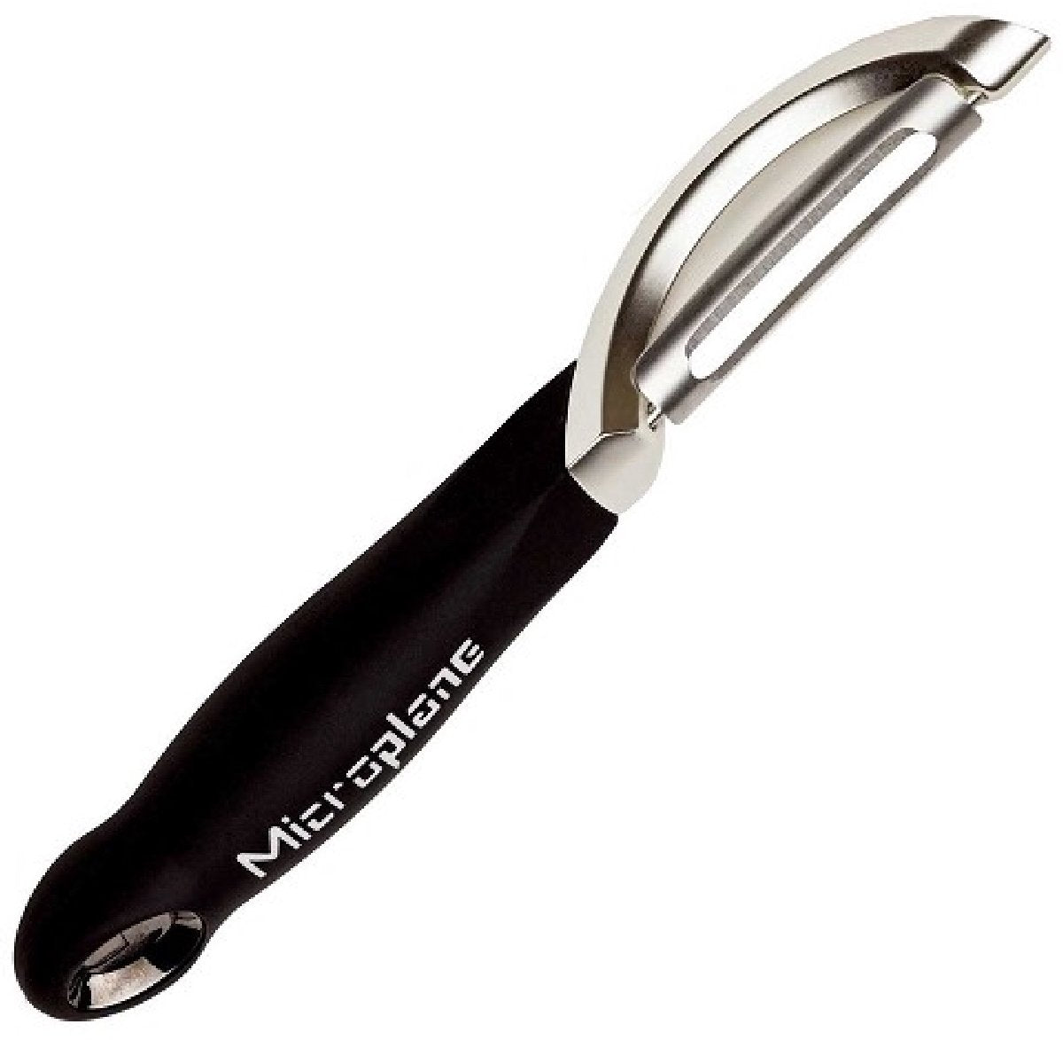 Pelador microplano acero inoxidable negro