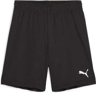 Pantalón deportivo unisex Puma teamgoal shorts jr - negro-blanco