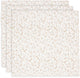 Jollein - muselina pequeña 70x70cm - manta envolvente - algodón suave - 3 piezas - florido