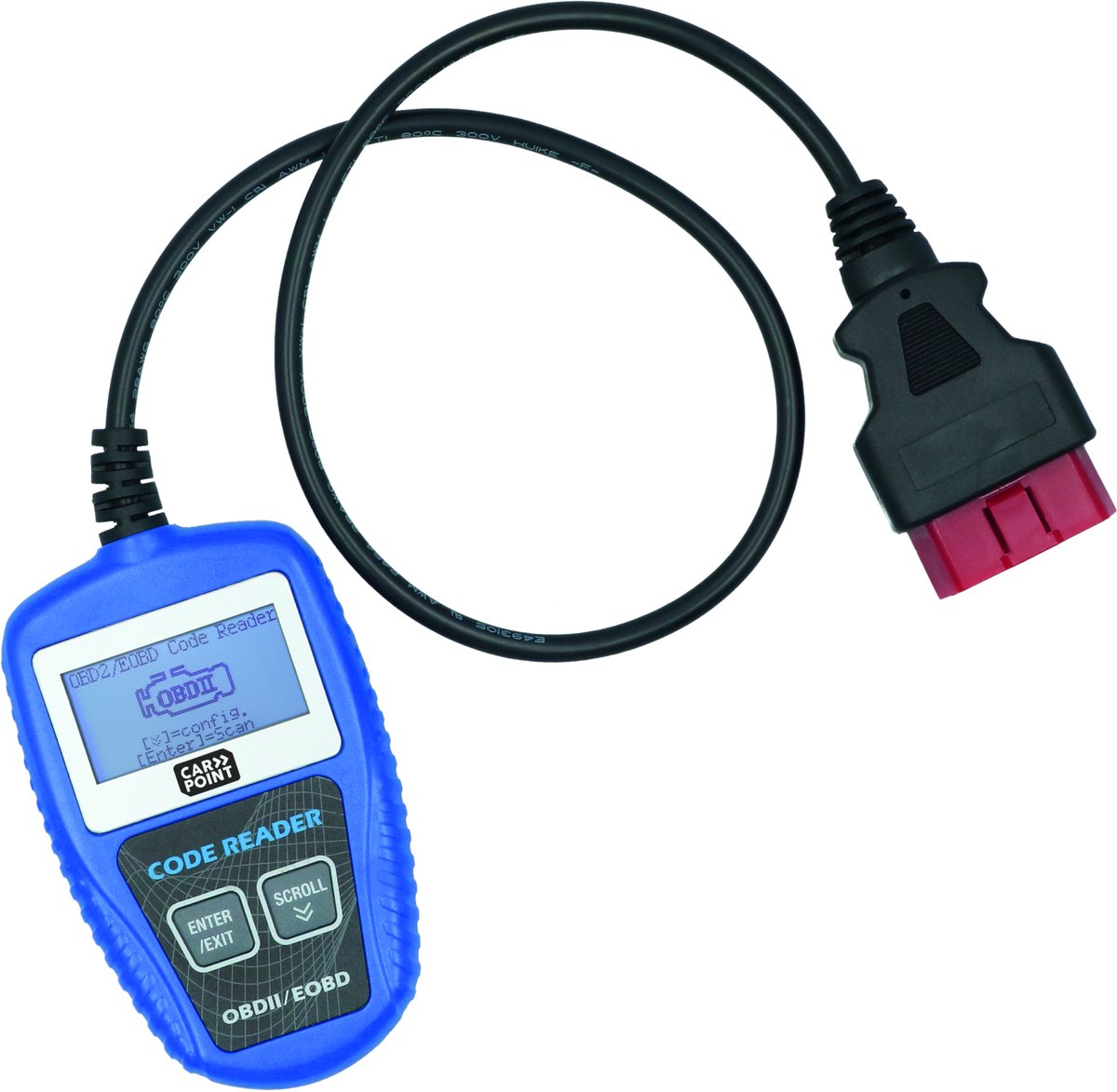 Scanner Carpoint obd2 - per auto dal 1996 - display LCD 2,2" - codici errore dati in tempo reale - plug play
