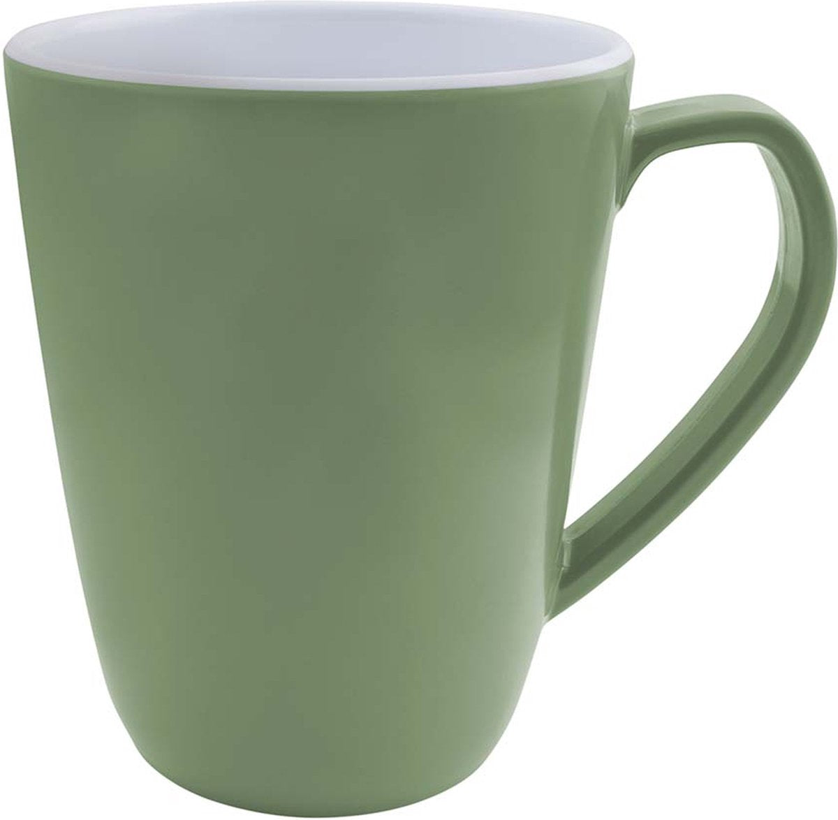 Bo-camp - tazza l - bicolore - melamina - 4 pezzi - verde
