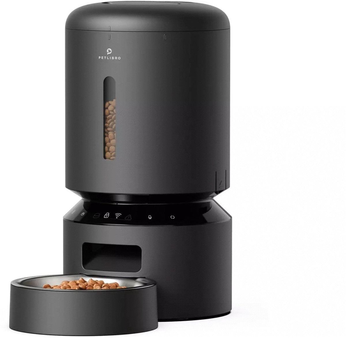 Ciotola per cibo Wi-Fi automatica Granary Petlibro - ciotola per cibo - 5 l nera