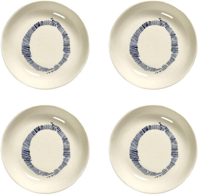 Serax - fiesta ottolenghi - cuenco s - blanco azul - 11 ø - 4 piezas
