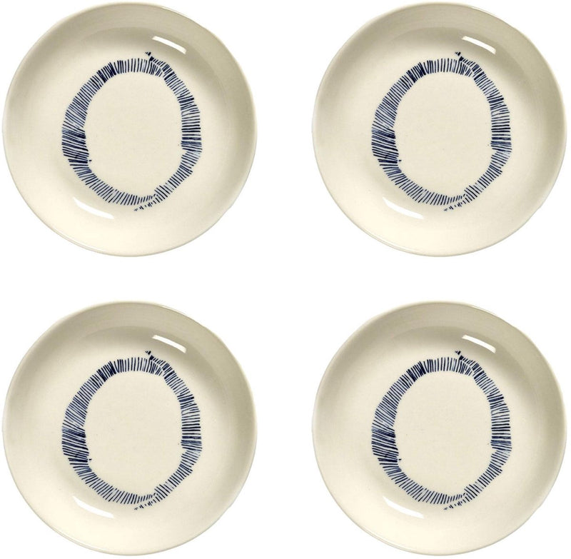 Serax - festa ottolenghi - ciotola s - bianco blu - 11 ø - 4 pezzi