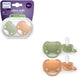 Philips avent ultra soft – ciuccio in silicone super morbido (18 mesi+) – per pelli sensibili – 2 pezzi – scf093 05