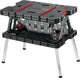Mesa de trabajo plegable Keter - con 2 abrazaderas de pegamento - 85x55x75,5cm - negra