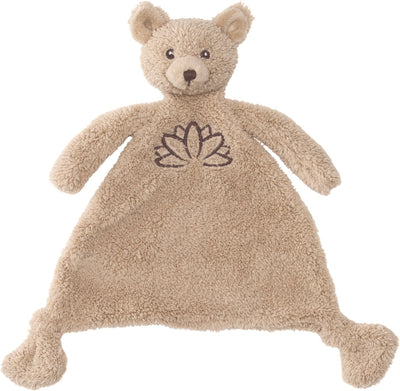 Happy horse mindful beer knuffeldoek 22 cm - beige - baby cadeau