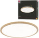 Paulmann Panel LED atria brillo retroiluminación ip44 redondo 420 mm 22w 2300lm 3000k aspecto madera
