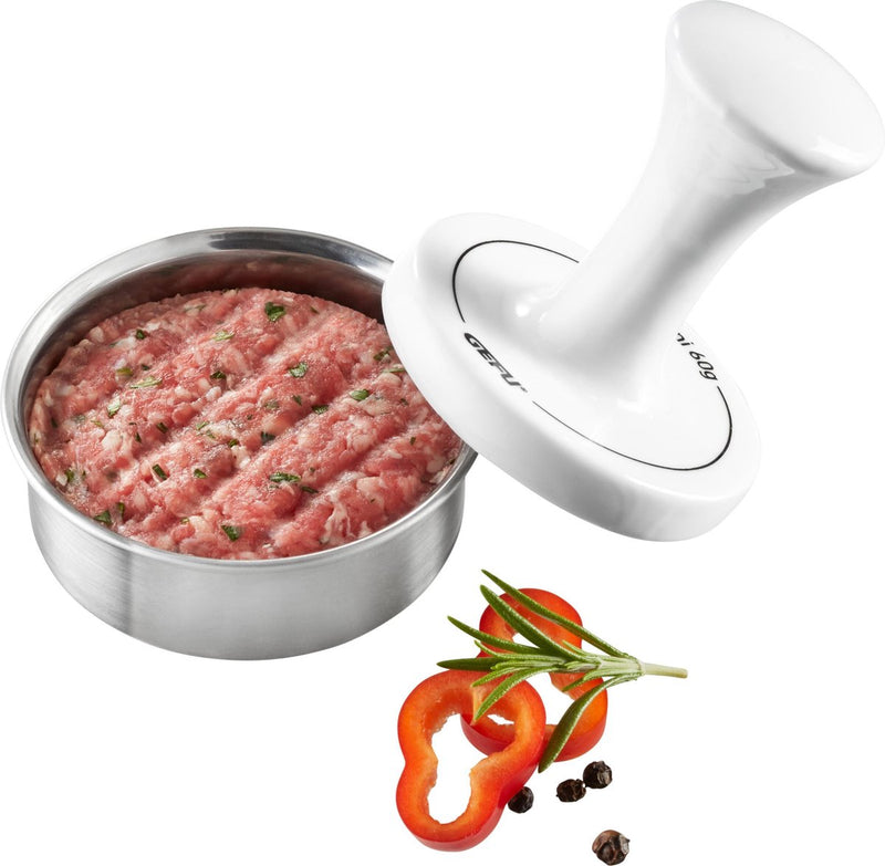 Pressa per hamburger Gefu Spark Party - Mini pressa per hamburger - Acciaio inossidabile - 2 pezzi