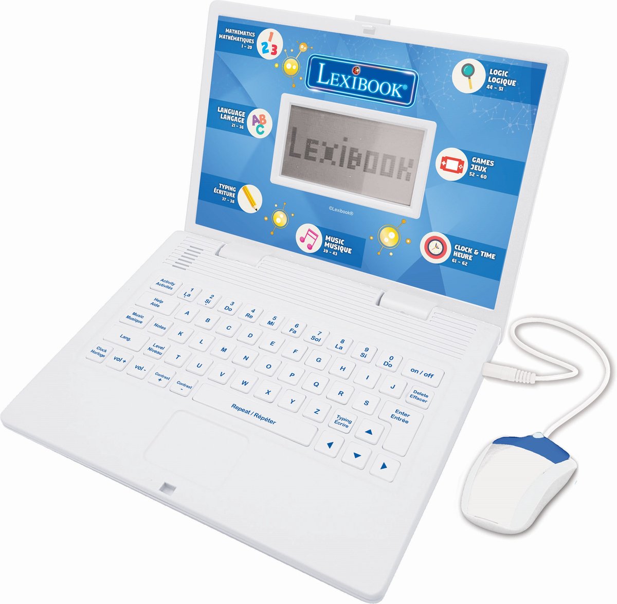 Lexibook ordinateur portatile educativo potere bambino bilingue francese e inglese