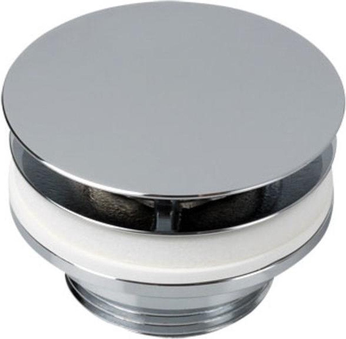 Tappo di scarico Plieger con rubinetto push open 5 4 v cromato