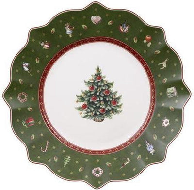 Plato de desayuno Villeroy Boch Toy's Delight - 24 cm - verde - Navidad