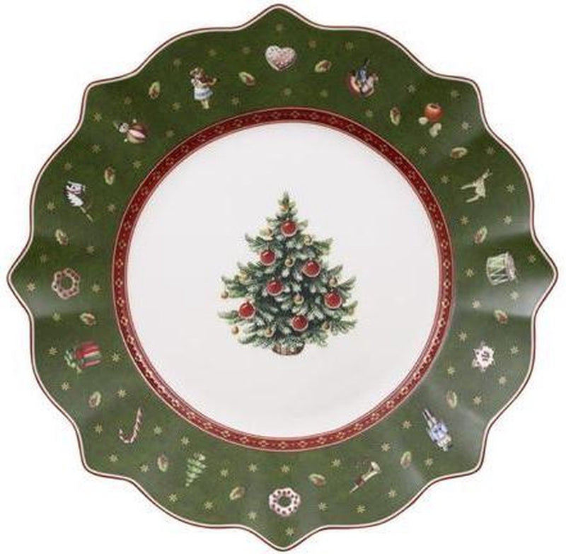 Plato de desayuno Villeroy Boch Toy's Delight - 24 cm - verde - Navidad